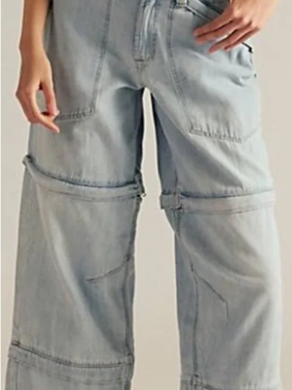 We the Free Convertible Zip Jeans 🌻 - Picture 3 of 7